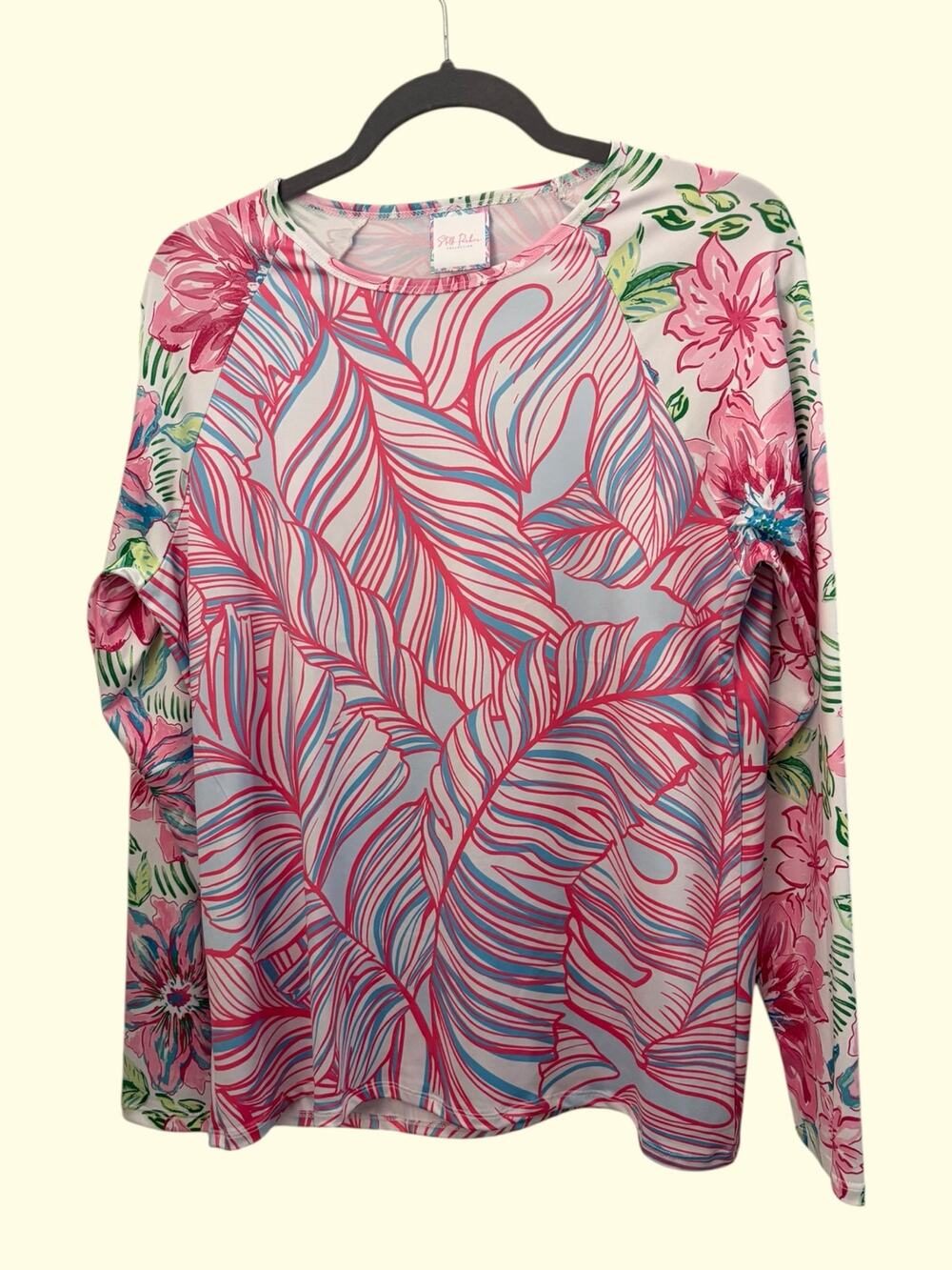 Stella Parker Collection Tropical Performance Top XL Swim Boat Resort Beachy